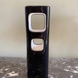 Black designer vase