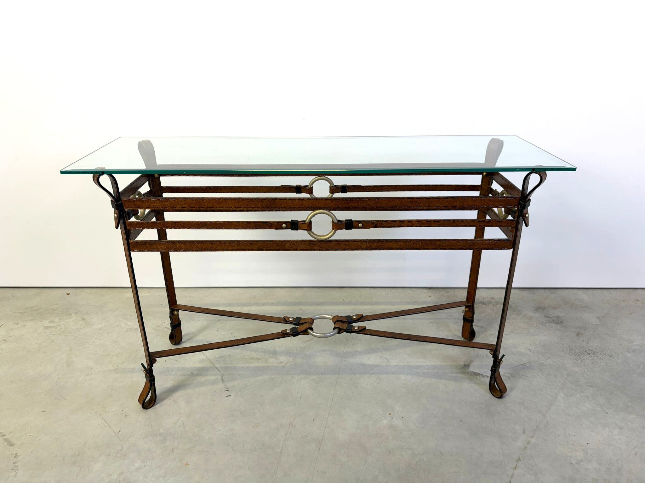 Console de style Hermès, années 1970