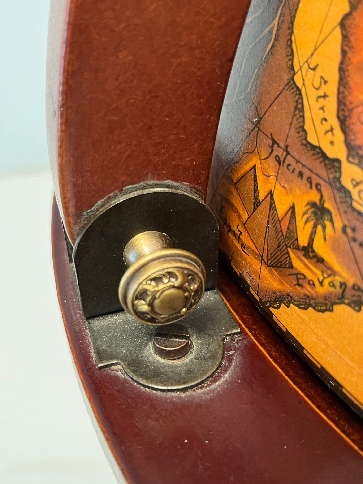 Bar cart vintage globe