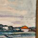Original Swedish Oil on Panel – "Uppsala" by Gusten Widerbäck – Signed – Dated 1965 (on the back) – Framed – 38 × 43 cm