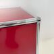 USM Haller "Ruby Red" – storage unit (as new condition)