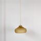 Vintage Art Deco Pendant Light – Molded Frosted Glass – 21 cm