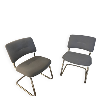 Pair of Steelcase Strafor armchairs 1975