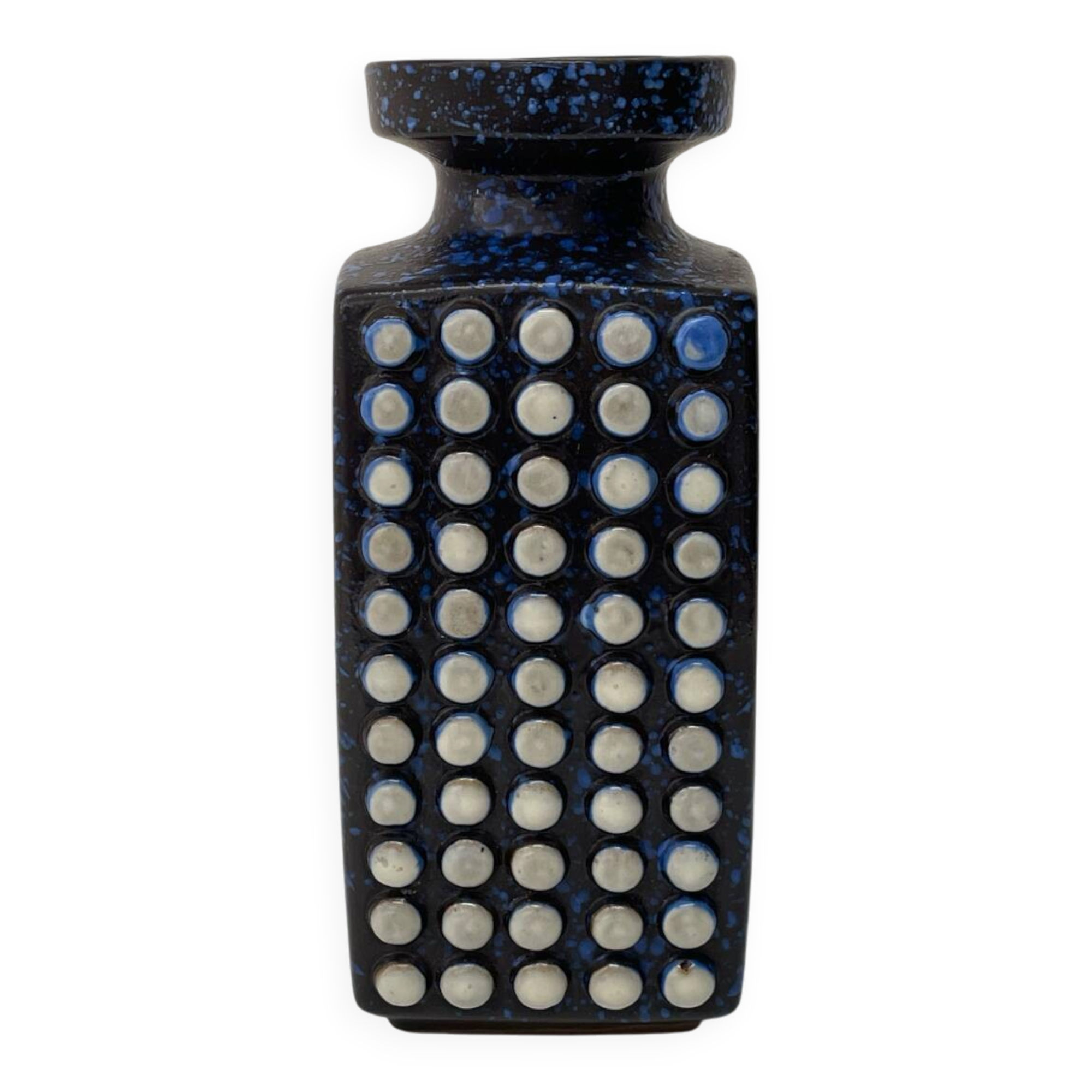 • Brutalist ceramic vase West Germany 1970s