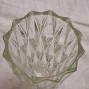 Set of 2 crystal vases