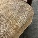 Vintage armchair/foot warmer with armrests: design project