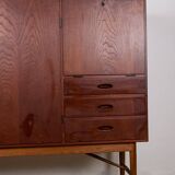 Danish Teak Highboard by Kurt Ostervig for Randers Mobelfabrik 1960.