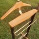 Night valet in beech and brass by Fratelli