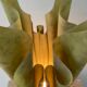 Georgia Jacob gold leaf lamp from the 70s and 80s signed