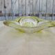 Yellow glass fruit cut