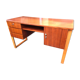 Bureau scandinave en teck et hêtre vernis années 60