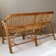 Vintage rattant sofa