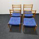 A set of four vintage dining chairs by Lubke Germany
