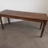 Large walnut bistro table