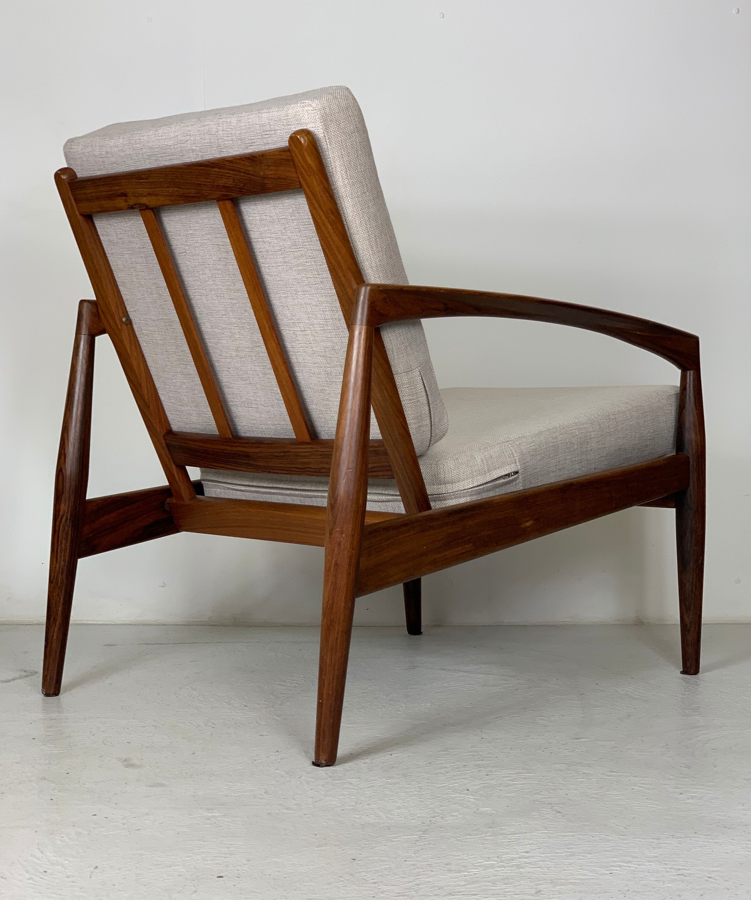 Danish palisander armchairs by Kai Kristiansen