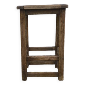 Beech wood workshop stool 1950