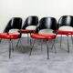 Set of 4 Conference chairs by Eero Saarinen for Knoll.