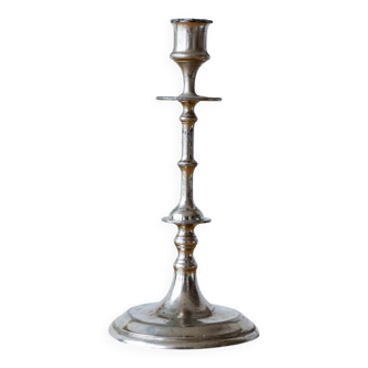 Chandelier bougeoir sur pied en étain 24cm
