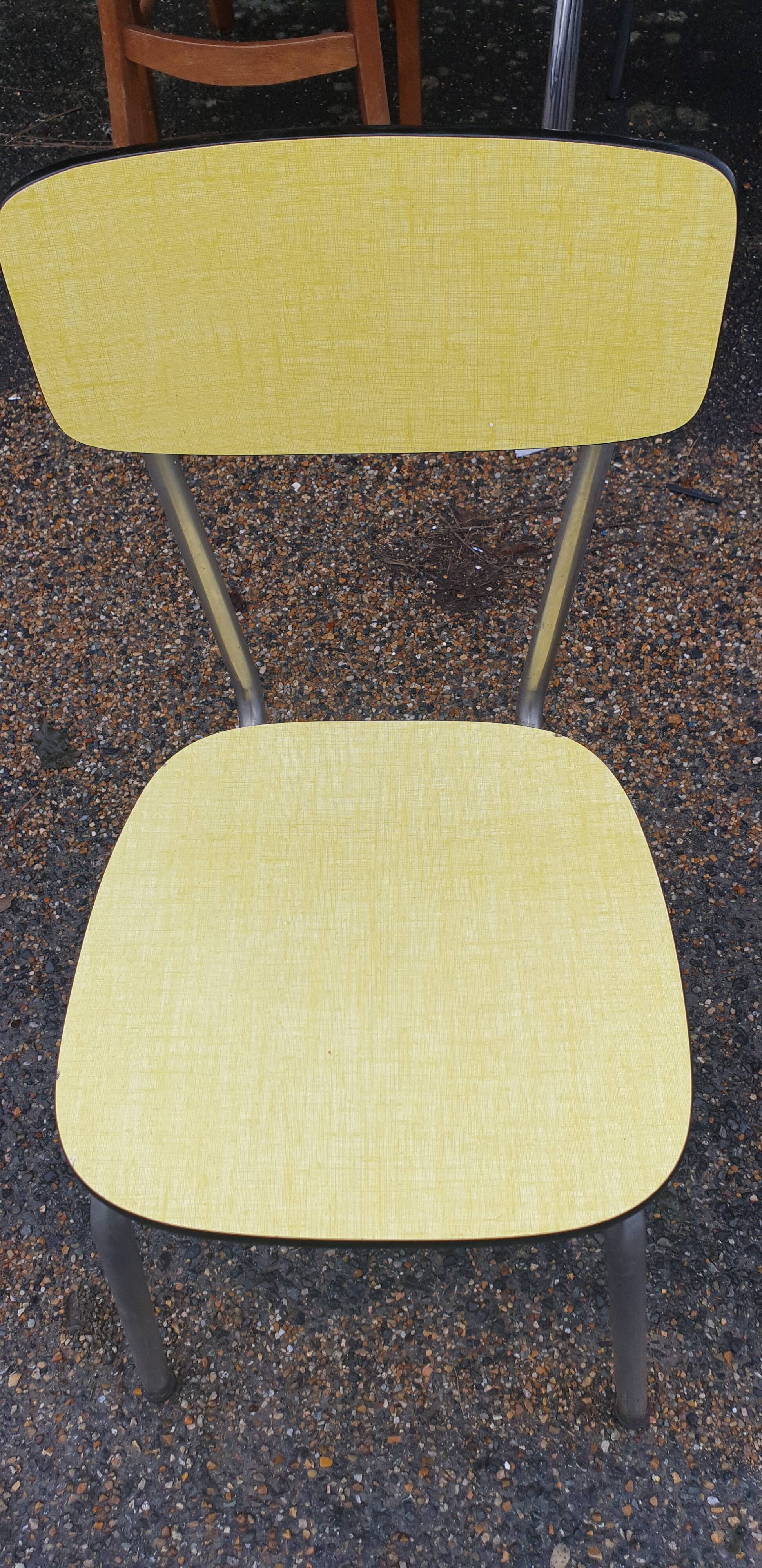 Canary formica chair