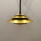 Danish hanging lamp in solid brass from the 1970s.