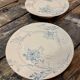 Lot of 2 iron earth compotiers Creil and Montereau model Magenta