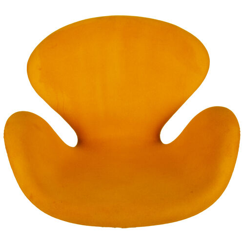 Fauteuil Swan Modèle 3320 jaune par Arne Jacobsen pour Fritz Hansen