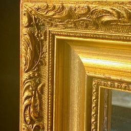 Mirror - gilded wood - décor classic moldings
