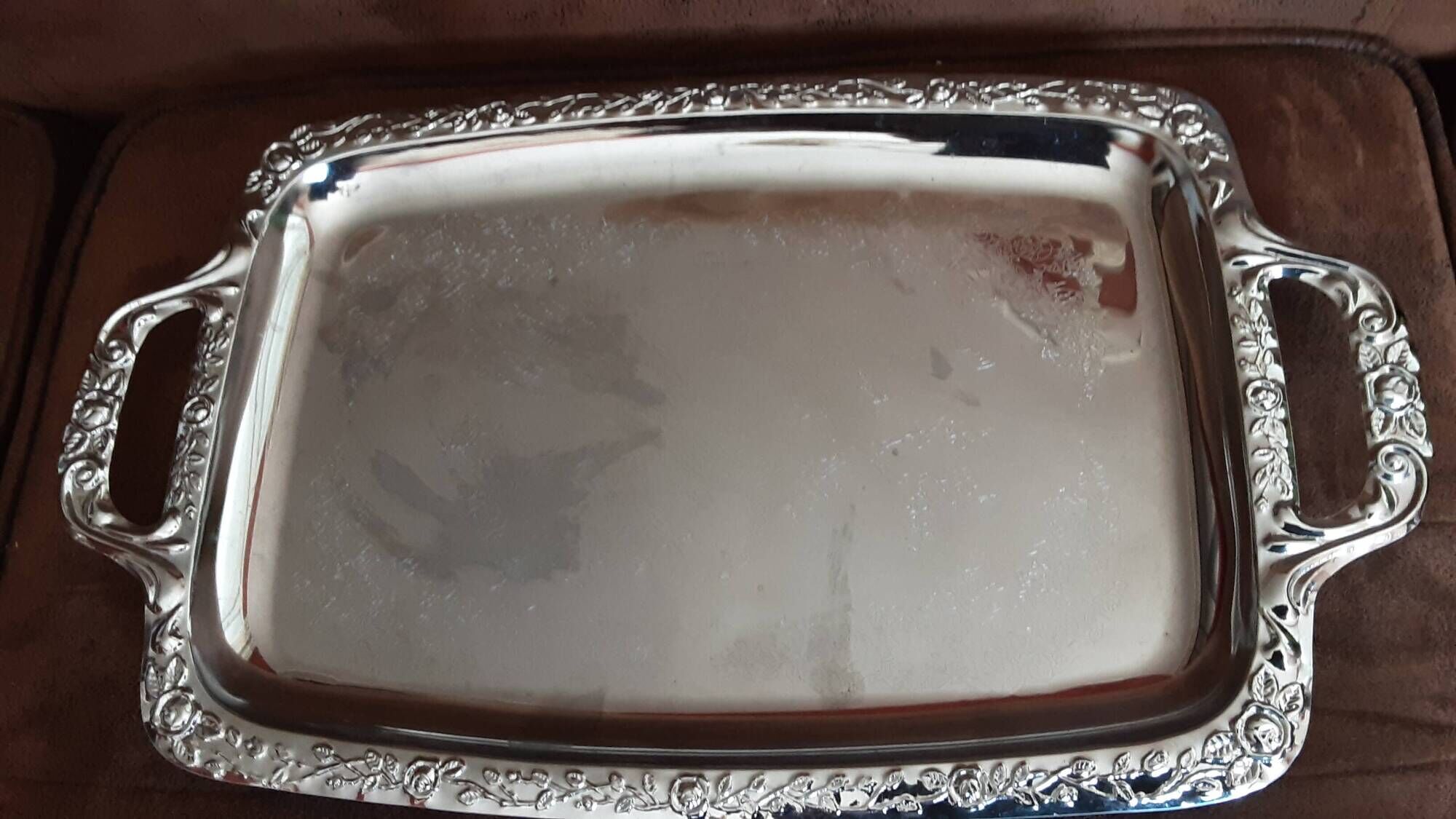 Vintage metal tray