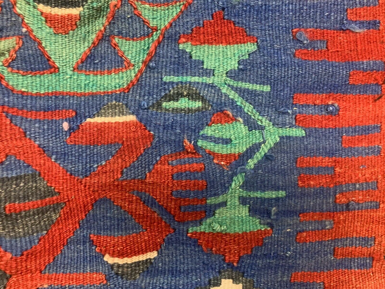 Turkish kilim rug 258x134 cm