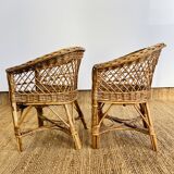 Children's wicker armchair