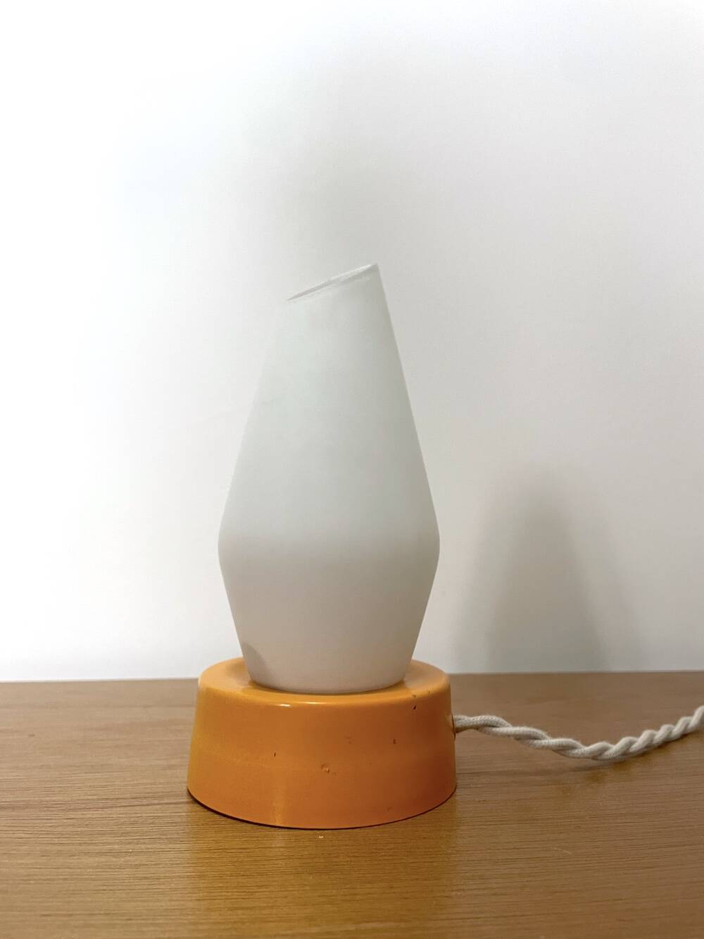 Vintage orange table lamp