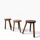 Vintage round side table / plant table / stool