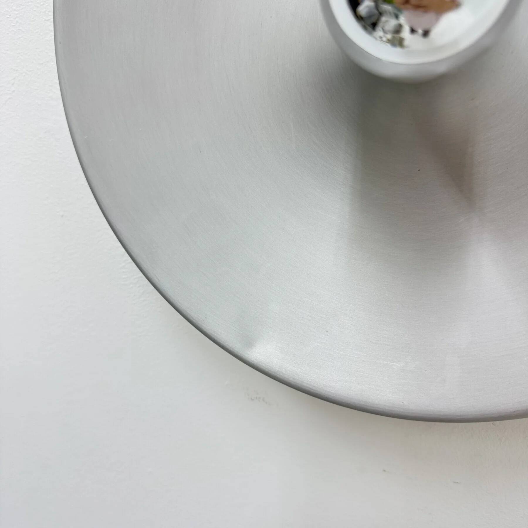 Mid-century design disc lamp, 1970s attributed to Charlotte Perriand for Les Arcs, set of 2