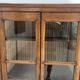 Pair of display cabinets in solid cherry wood from the 19th century.
