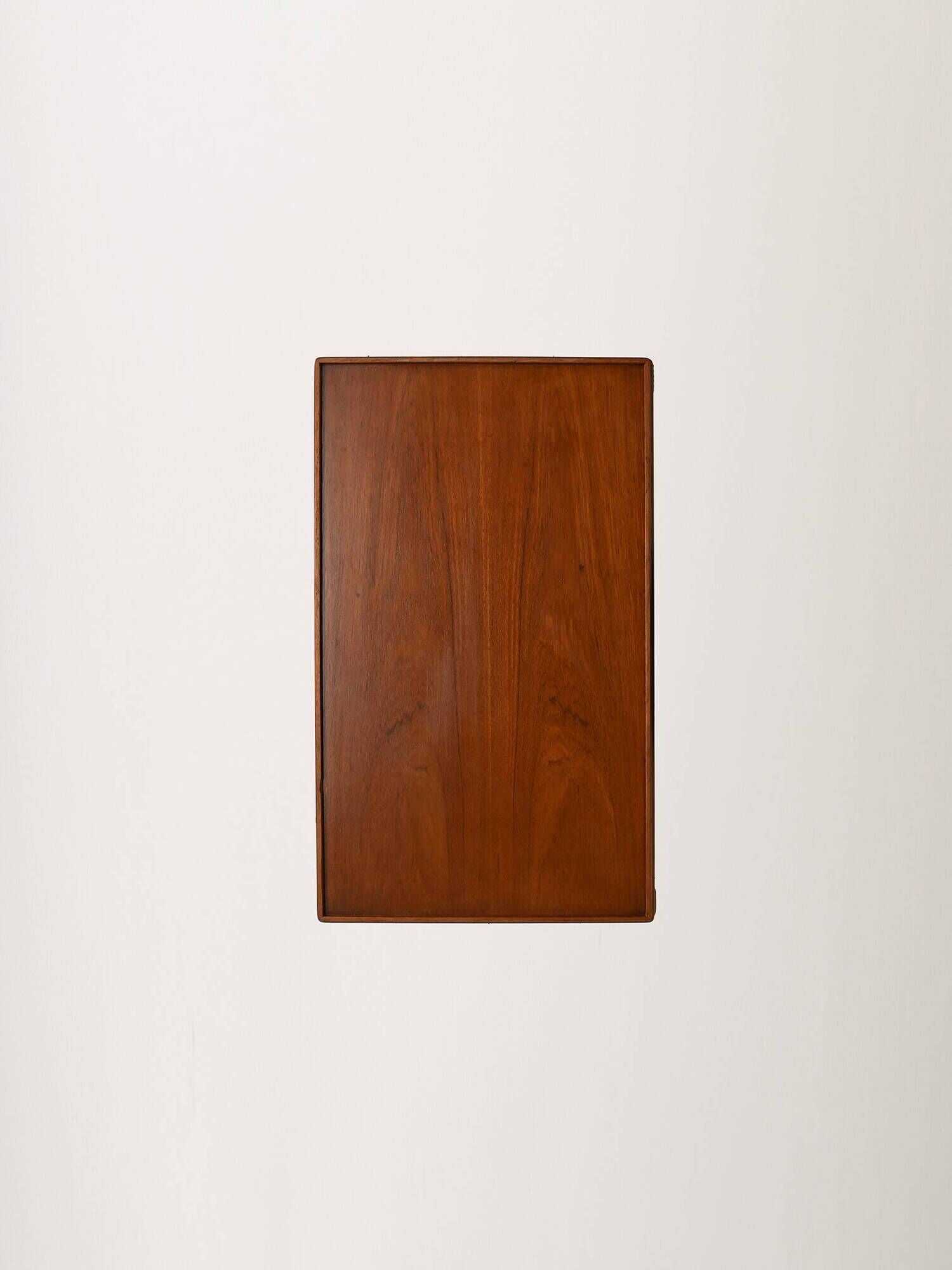 Mid-century Northern European serving trolley in teak and birch, 1950s–1960