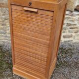 50s/60s curtain filing cabinet