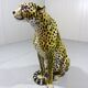 Vintage terracotta Cheetah, Italy 1960