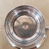 Silver metal birth cup