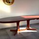 Vintage Baumann style dining table from the 1960s-1970s
