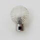 Vintage space age 60s wall light in chrome metal