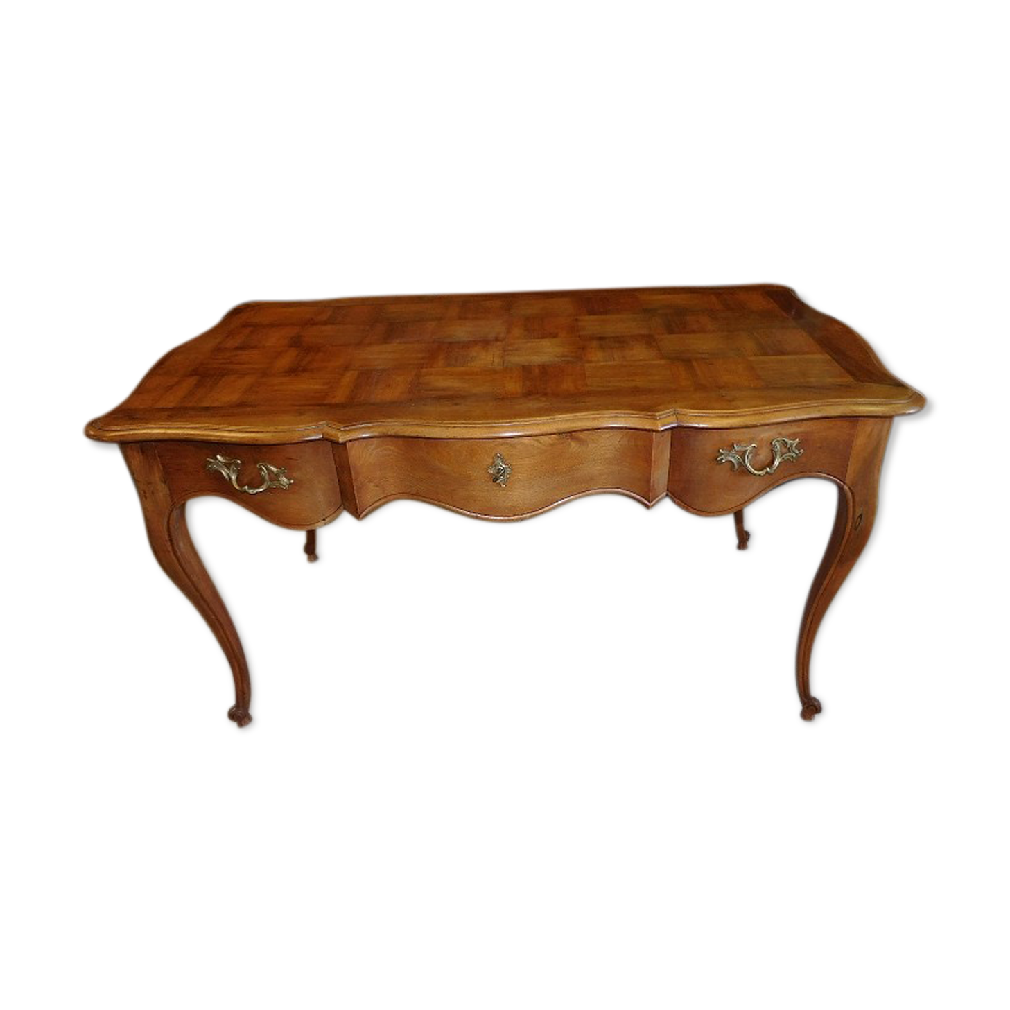 Bureau 3 tiroirs style Louis XV