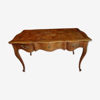 Desk 3 drawers Louis XV style