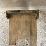 Rustic wooden bench