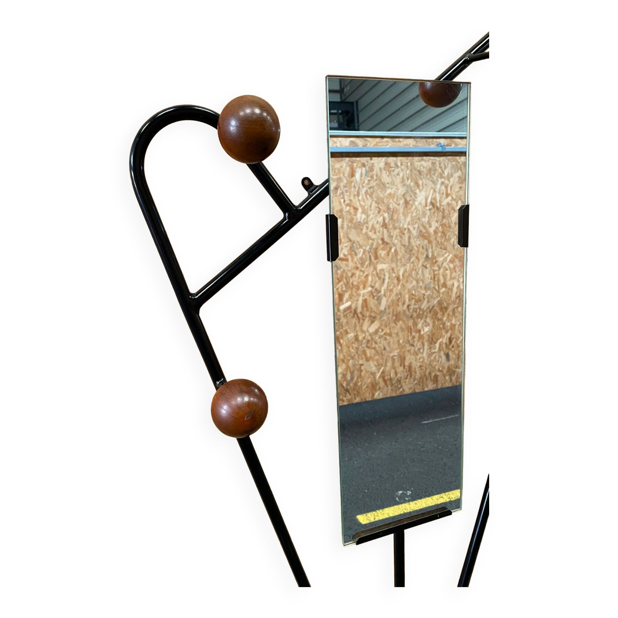 Wall coat rack 1950s