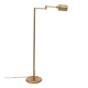 Lampe de sol à bras articulé en laiton Holtkoetter des années 1980, Allemagne