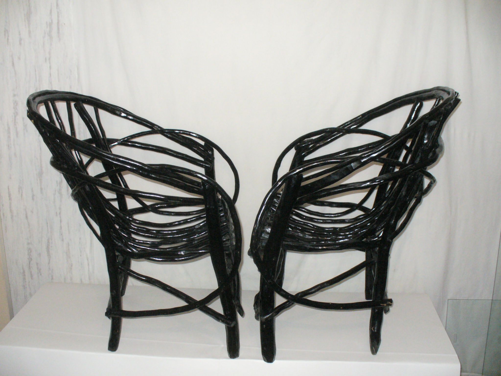 Pair of garden armchairs from the 50s