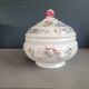 Sarreguemines glazed earthenware soup tureen, Rouen model - dishwasher safe