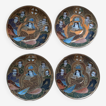 Japanese Satsuma porcelain plates