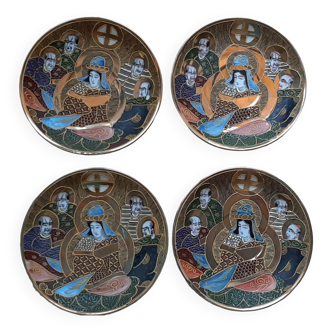 Japanese Satsuma porcelain plates