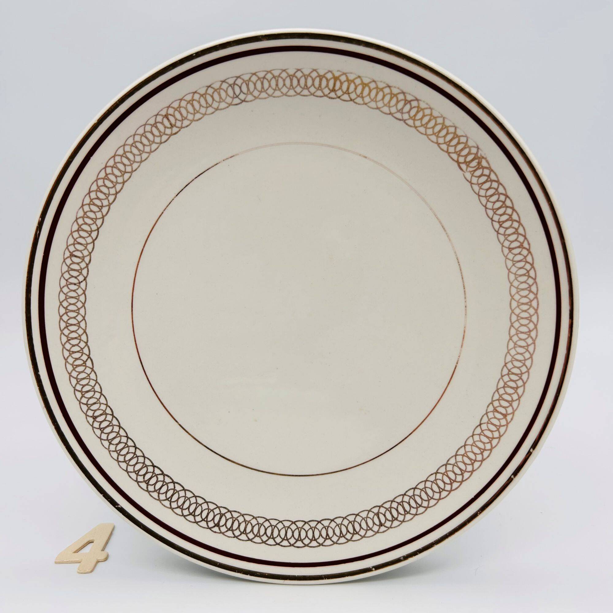 6 Assiettes dessert « Gien ».